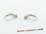 sem003 wholesale  925 silver hoop earrings mountings