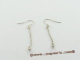 sem011 wholesale 925silver dangle Earrings fitting with sterling hook