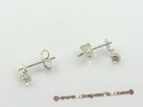 sem015 wholesale 925silver dangle Earrings fitting with sterling studs