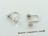 sem017 Sterling Silver Clip Earrings mounting