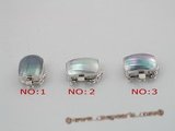 shc009 sterling silver 12*17mm mabe pearl calsp