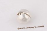 snc023 15mm 925silver ball shape single necklace clasp