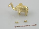 snc026 16*26mm gild plate elephant design single necklace clasp