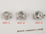 snc056 Round flower 925silver push-in jewelry clasp in wholesale price