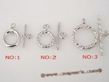 snc079 Sterling silver toggle necklace clasp wholesale online