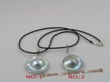 SP032 sterling Mabe pearl shell pendant in wholesale