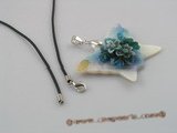 sp040 Carve butterfly design shell pendant necklace wholesale