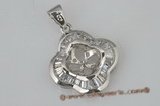 spm073 Designer sterling silver inserting pendant mounting