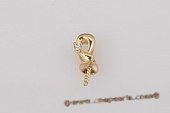 Spm091 18k Yellow Gold Pearl Pendant Mounting