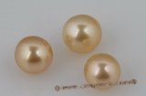 ssp10-11mm Wholesale 10-11mm AA grade south sea loose pearl in nature golden color