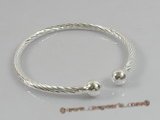 STBR005 classic 925silver hollow Bangle bracelet onsale