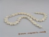 stellated_white Naturally white colored star shape keishi pearls strands
