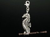 stp010 wholesale Hippocampi charm in sterling silver