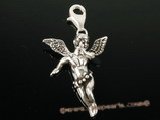 stp016 Angel charm in sterling silver