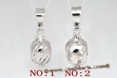 Swpm004 Wholesale Sterling Silver Wish Pearl Cage Pendants