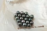 Tahiti8-9a Wholesale 8-9mm natural black tahitian loose pearls, A Grade