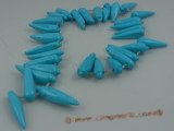 tqs004 bule capsicum shape turquoise strands wholesale, 16"in le