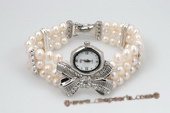 wbr270 Fashion freshwater potato pearl stretchy watch bracelet