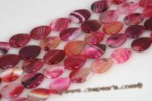 Yss239 Plum Sardonyx agate tear shape beads strand 16inch